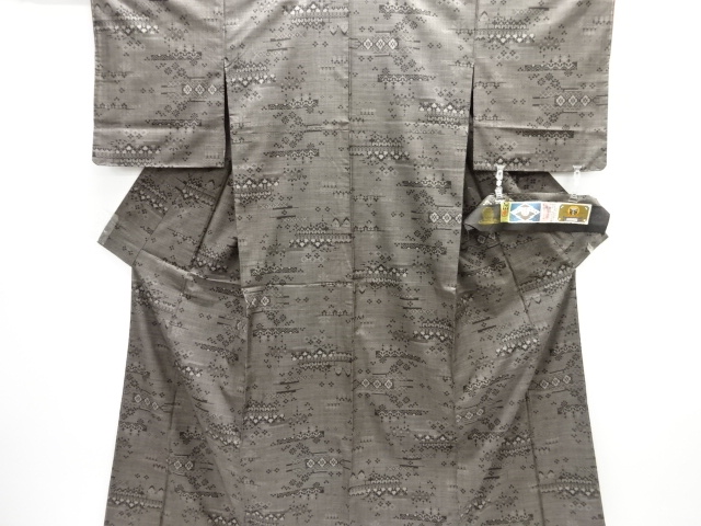Japanese Kimono / Tsumugi Omeshi Silk